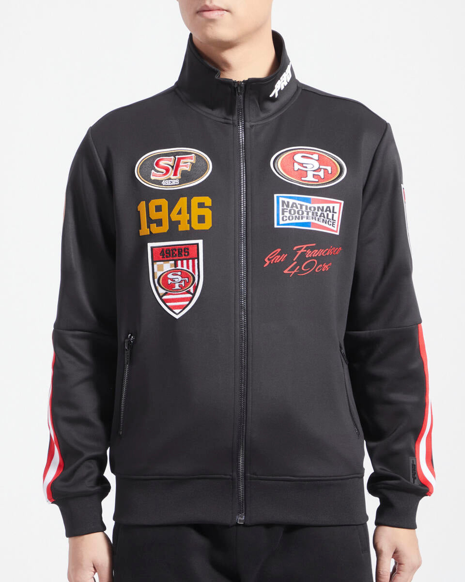 SAN FRANCISCO 49ERS FAST LANE DK TRACK JACKET