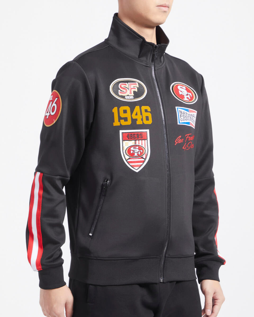 SAN FRANCISCO 49ERS FAST LANE DK TRACK JACKET