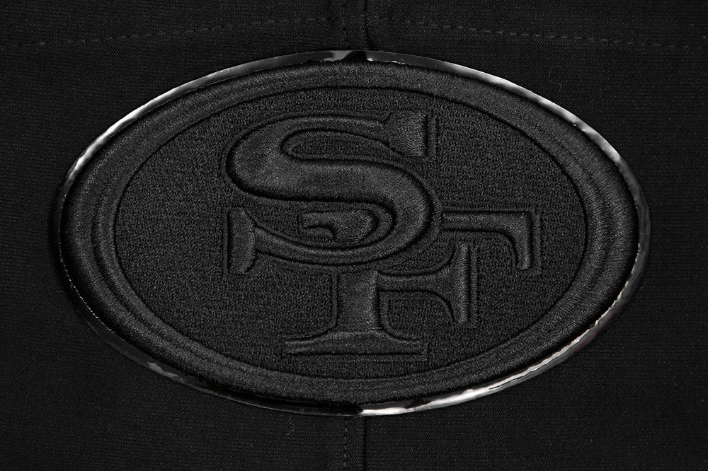 SAN FRANCISCO 49ERS TRIPLE BLACK DK PO HOODIE