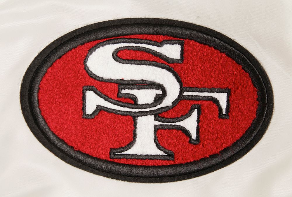 SAN FRANCISCO 49ERS RETRO CLASSIC RIB SATIN JACKET